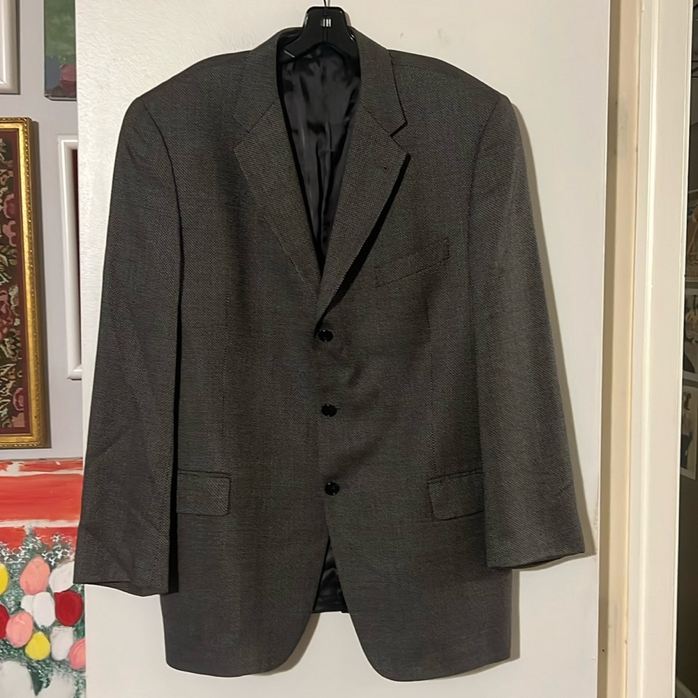Joseph Abboud silk/wool single breasted blazer